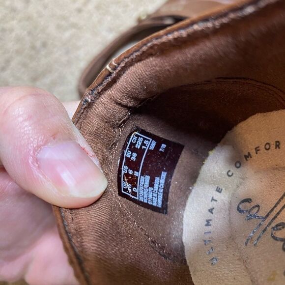 Clarks Cheyn Misha Brown Leather Loafers 6 - Picture 6 of 6